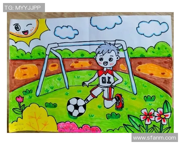 小学足球主题绘画作品欣赏及创作技巧分享大全